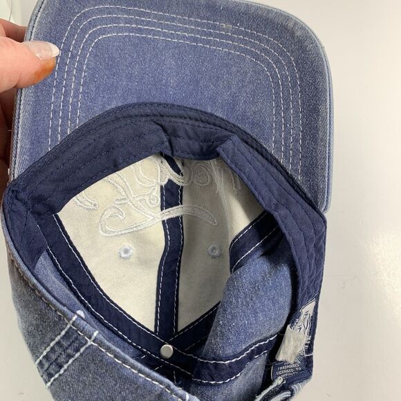 Infinity Headwear FORD Ladies Fit Hat Cap Blue/ Silver Sequin Adjustable Strap - Picture 7 of 10